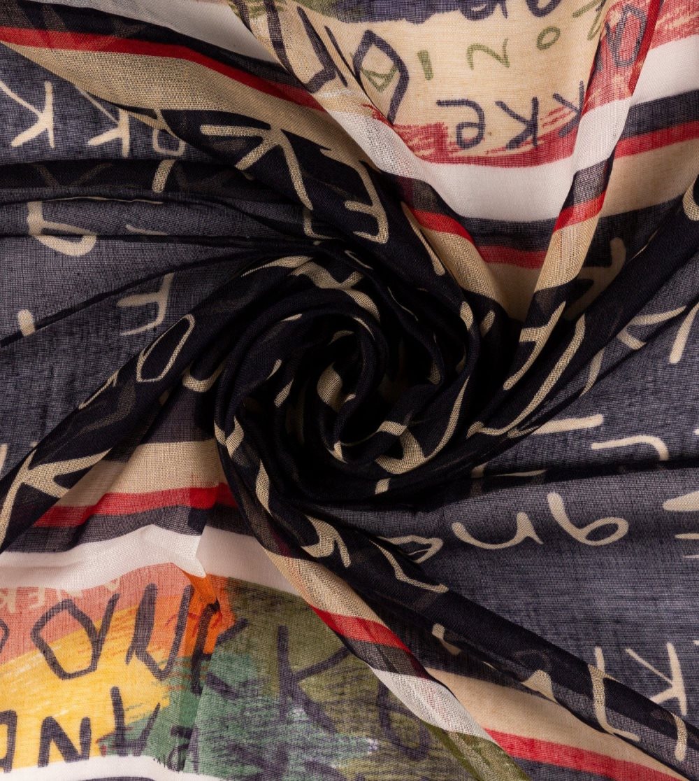 Sal Anekke Magic Souls Navy Print Scarf Damske | 1708425-EQ