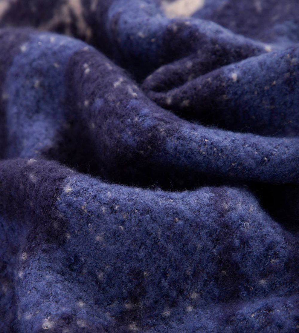 Sal Anekke Navy Blue Contemporary Scarf. Damske | 7980614-ZD