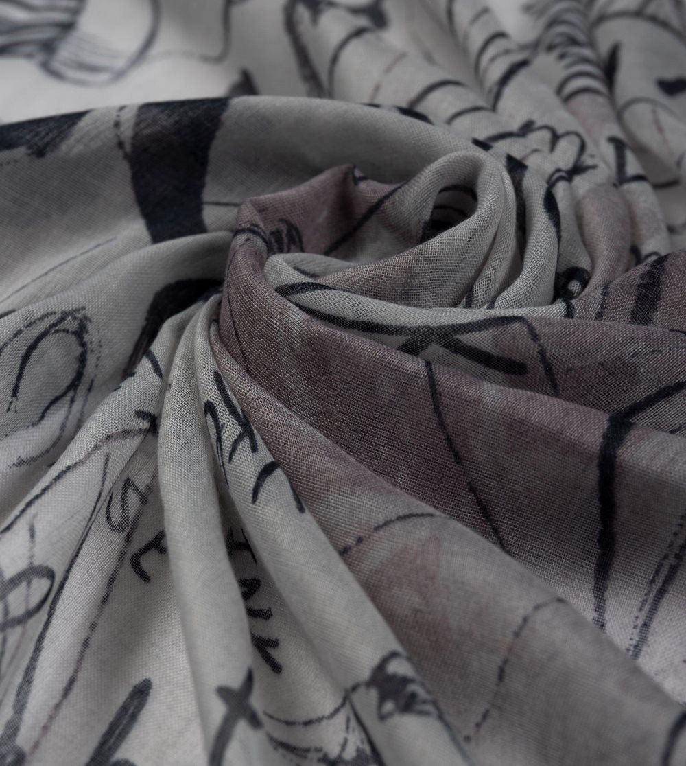 Sal Anekke Palette Grey Scarf Damske | 8963452-JZ