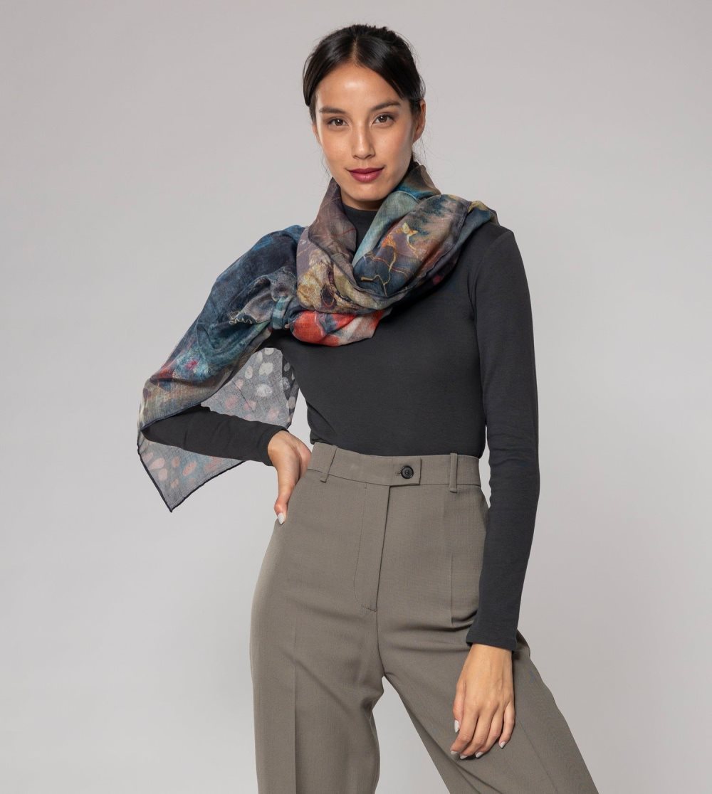 Sal Anekke Palette Reddish Scarf Damske | 5689074-CN