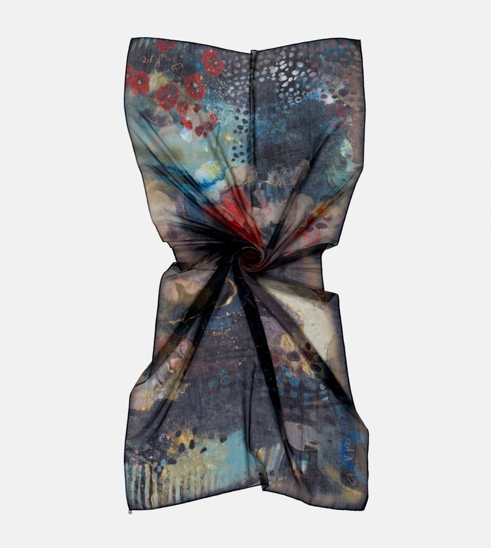 Sal Anekke Palette Reddish Scarf Damske | 5689074-CN