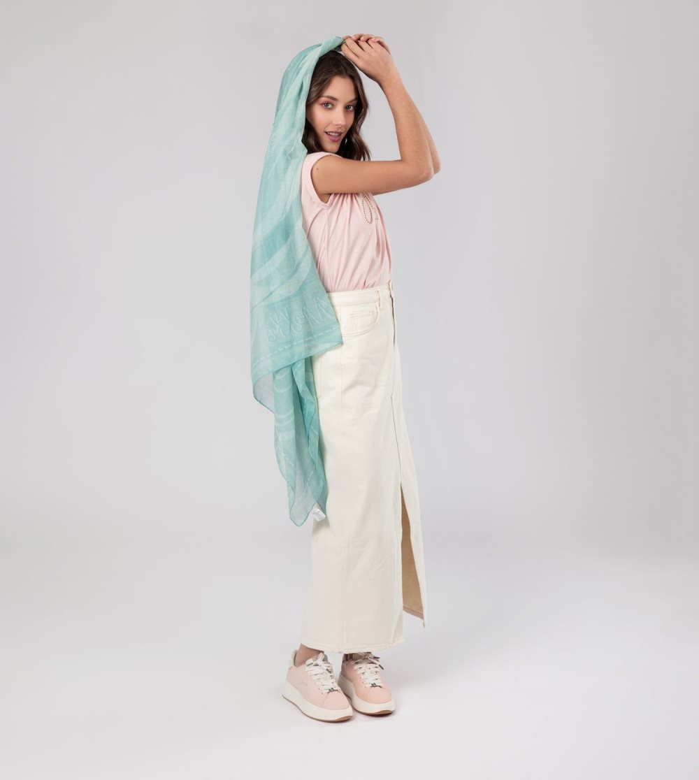 Sal Anekke Peace & Love Green Scarf Damske | 1820493-DR