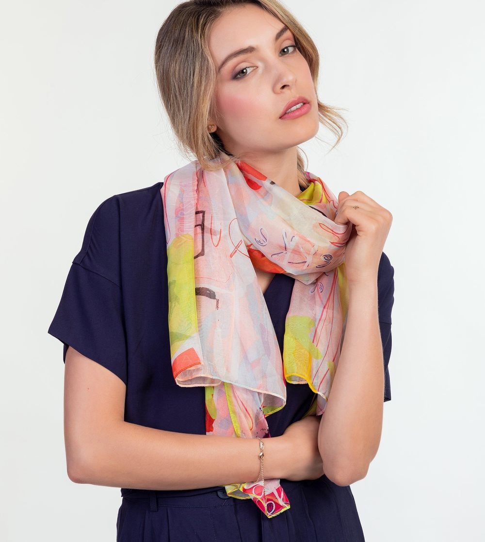 Sal Anekke Scarf Fun & Music Damske | 0571623-TH