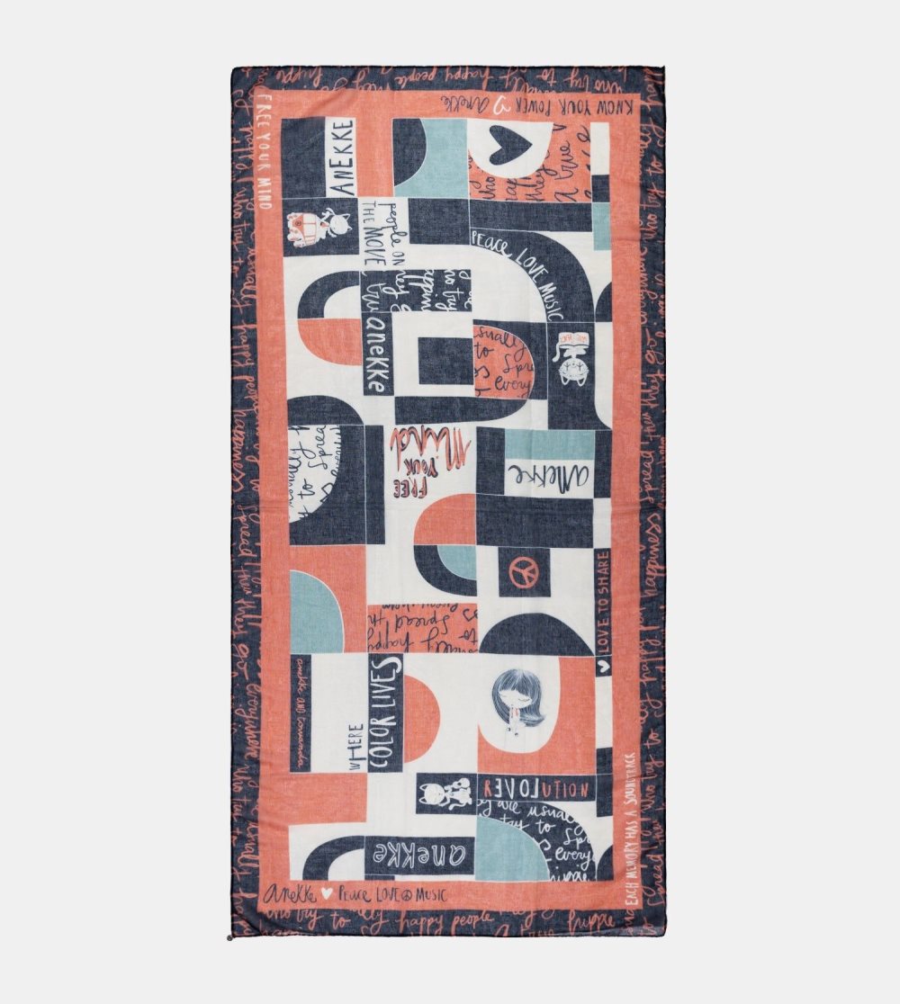 Sal Anekke Sixties Orange Scarf Damske | 4315269-PG