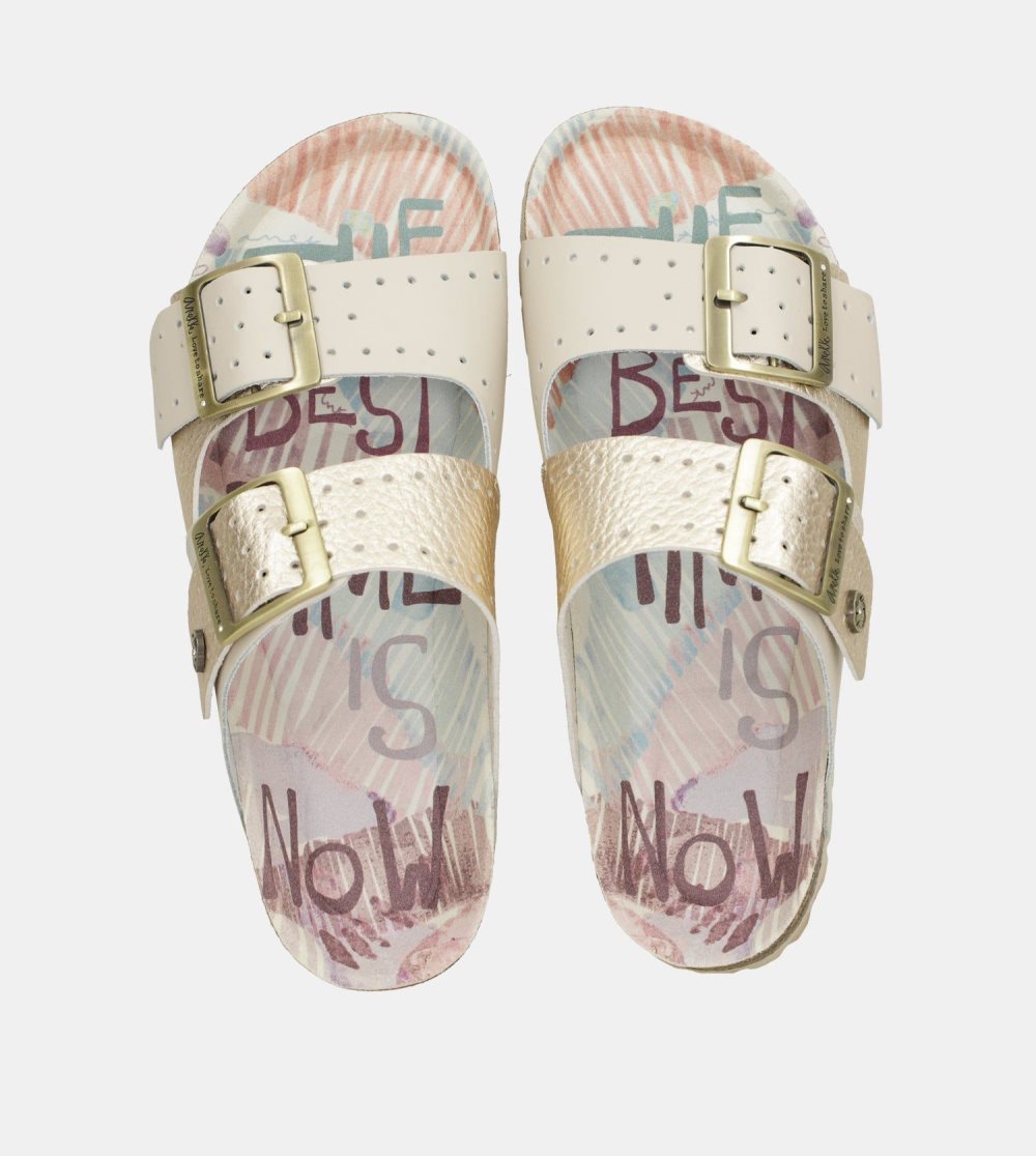 Sandale Anekke Gold Bio Sandals Damske | 9456870-RV