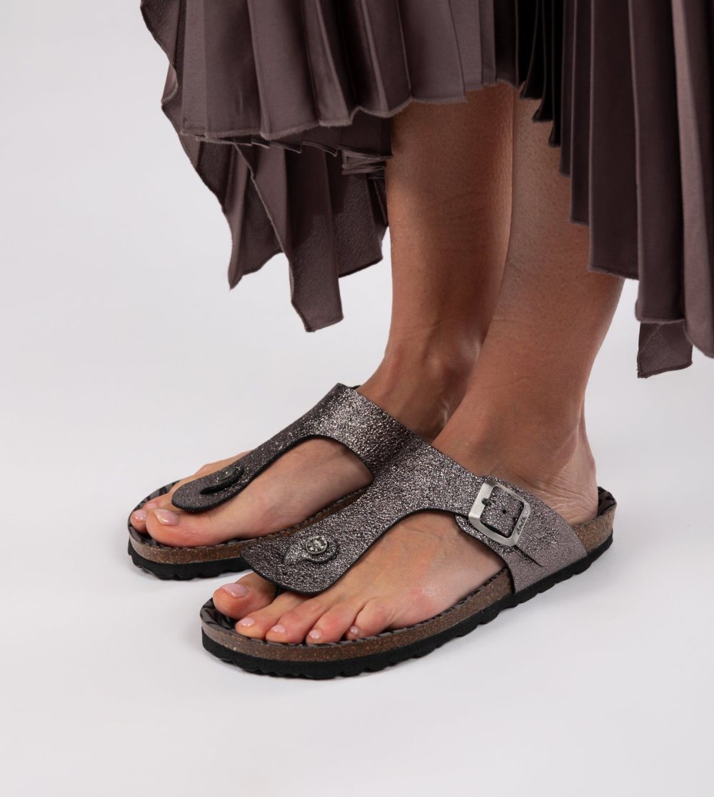 Sandale Anekke Silver Bio Sandals Damske | 4082915-RB