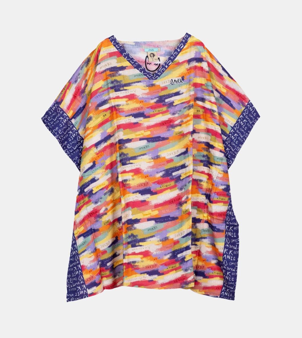 Saty Anekke Kene Print Kaftan Damske | 2879064-QR