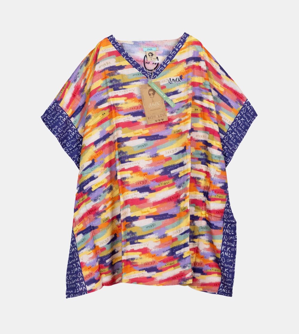 Saty Anekke Kene Print Kaftan Damske | 2879064-QR