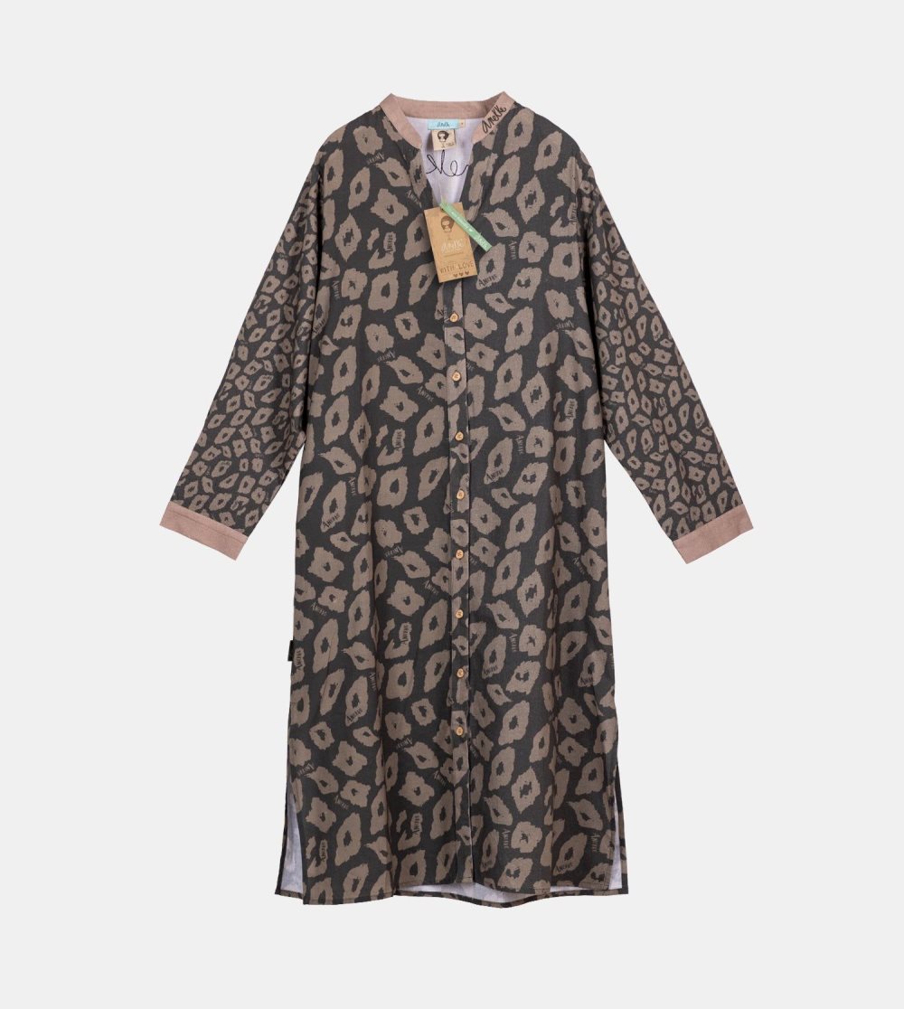 Saty Anekke Printed Shirt Dress Damske | 8625437-QP