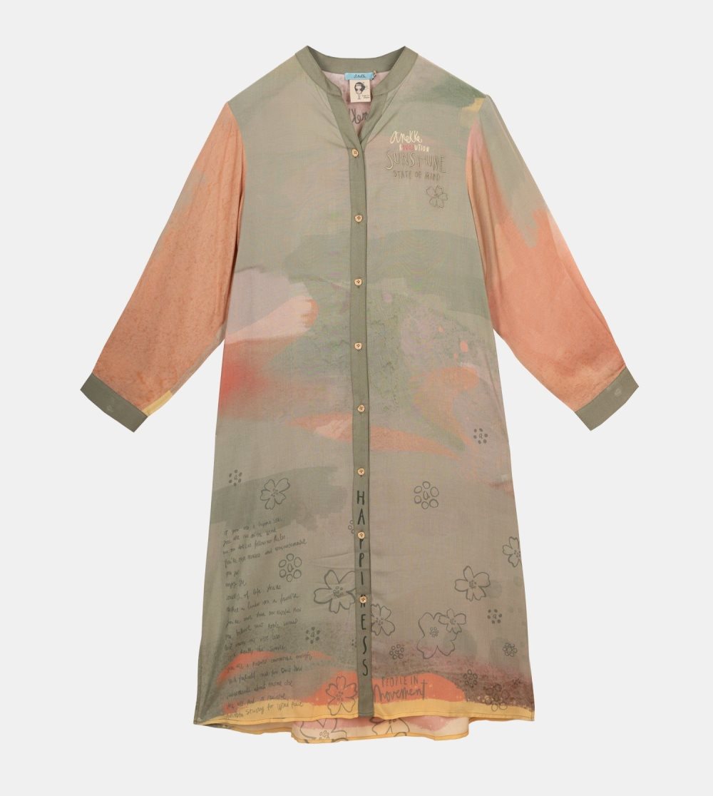 Saty Anekke Sunshine Shirt Dress Damske | 1074856-LJ