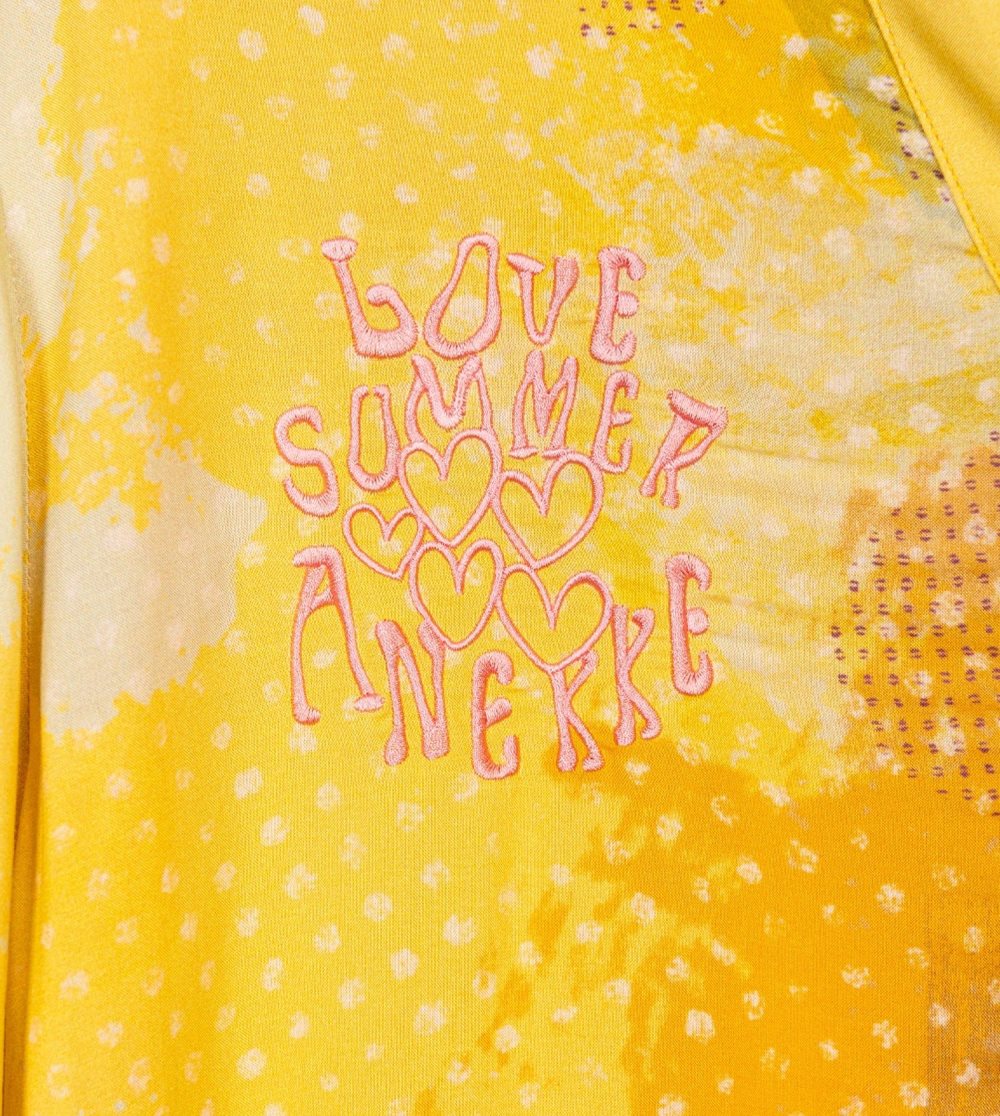 Saty Anekke Yellow Shirt Dress Damske | 9137560-MH