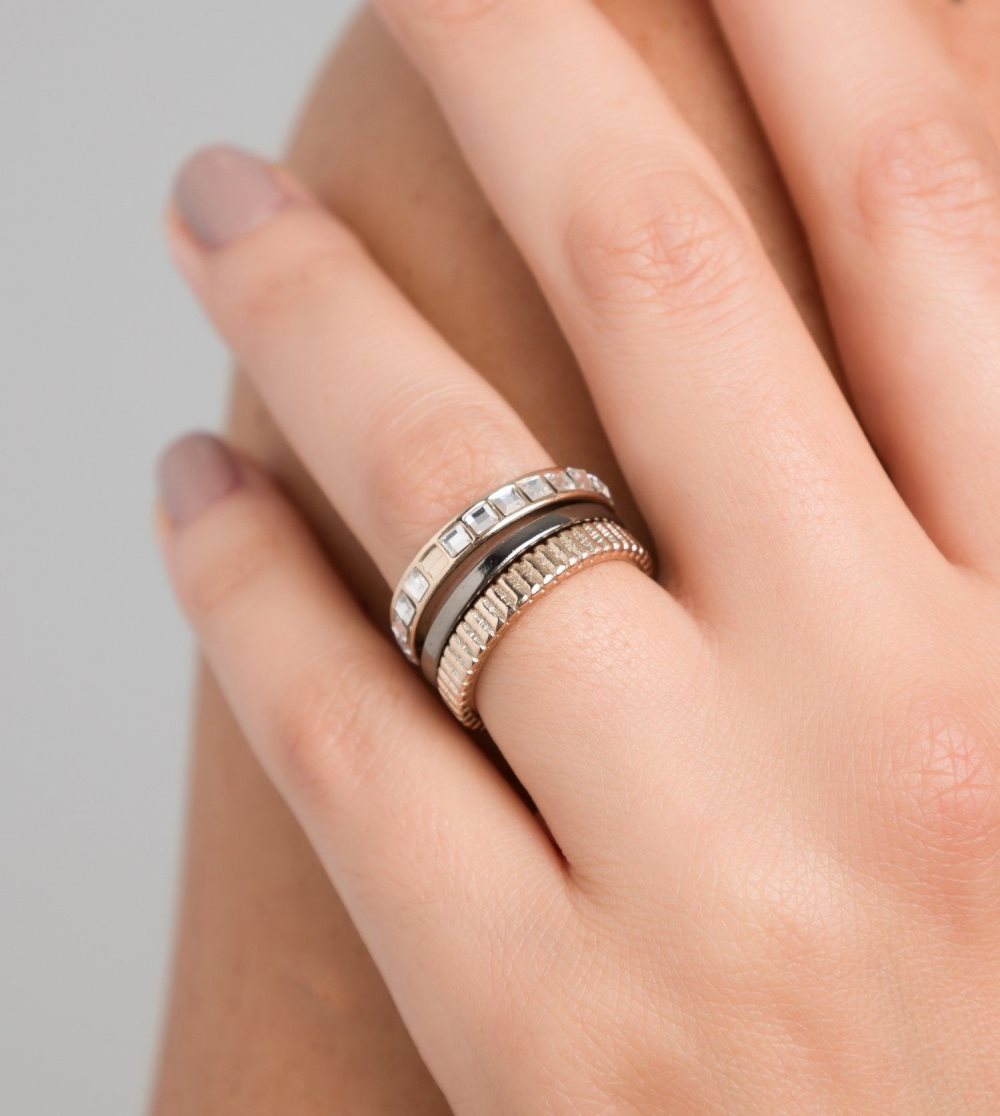 Sperky Anekke Authenticity Golden Rings Set Damske | 5074213-EC
