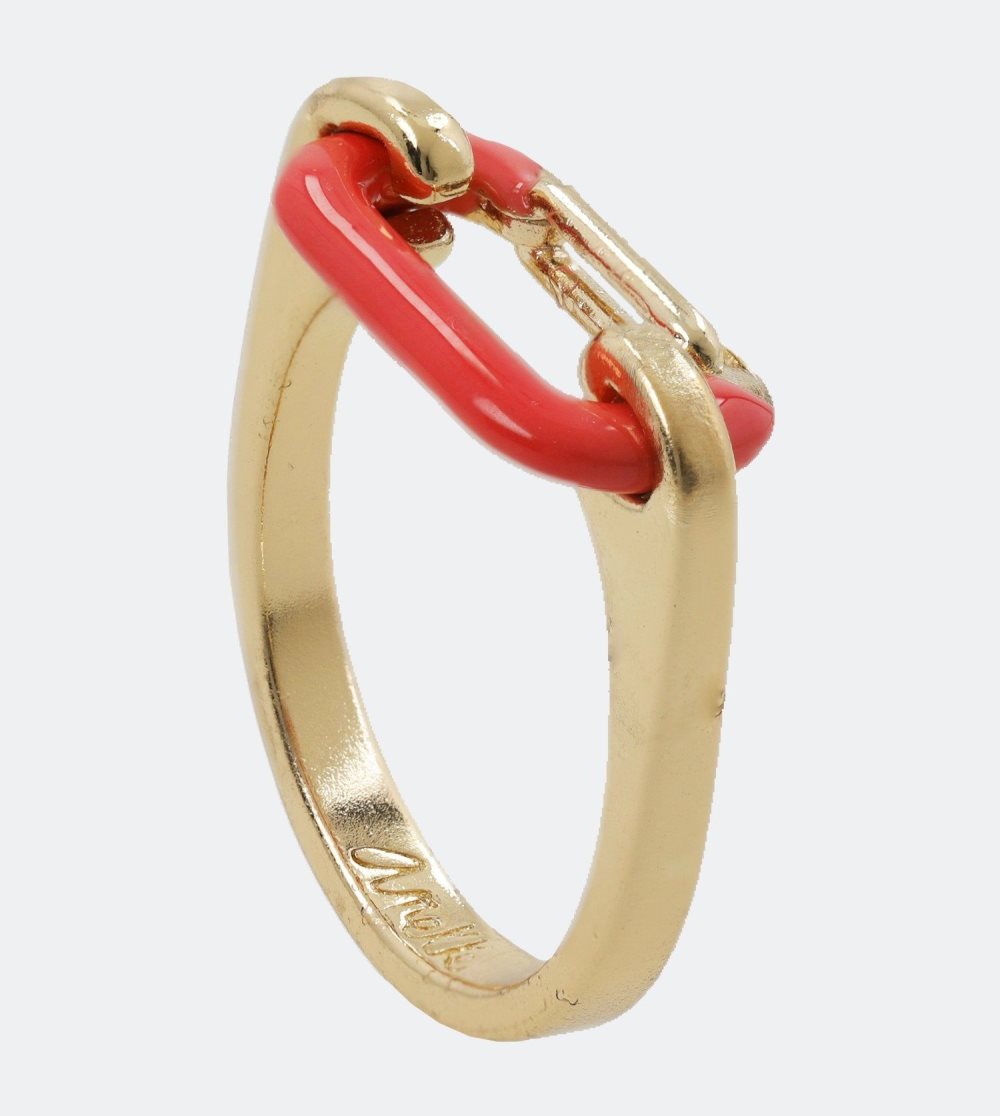 Sperky Anekke Gold Carabiner Ring Damske | 9823476-FU