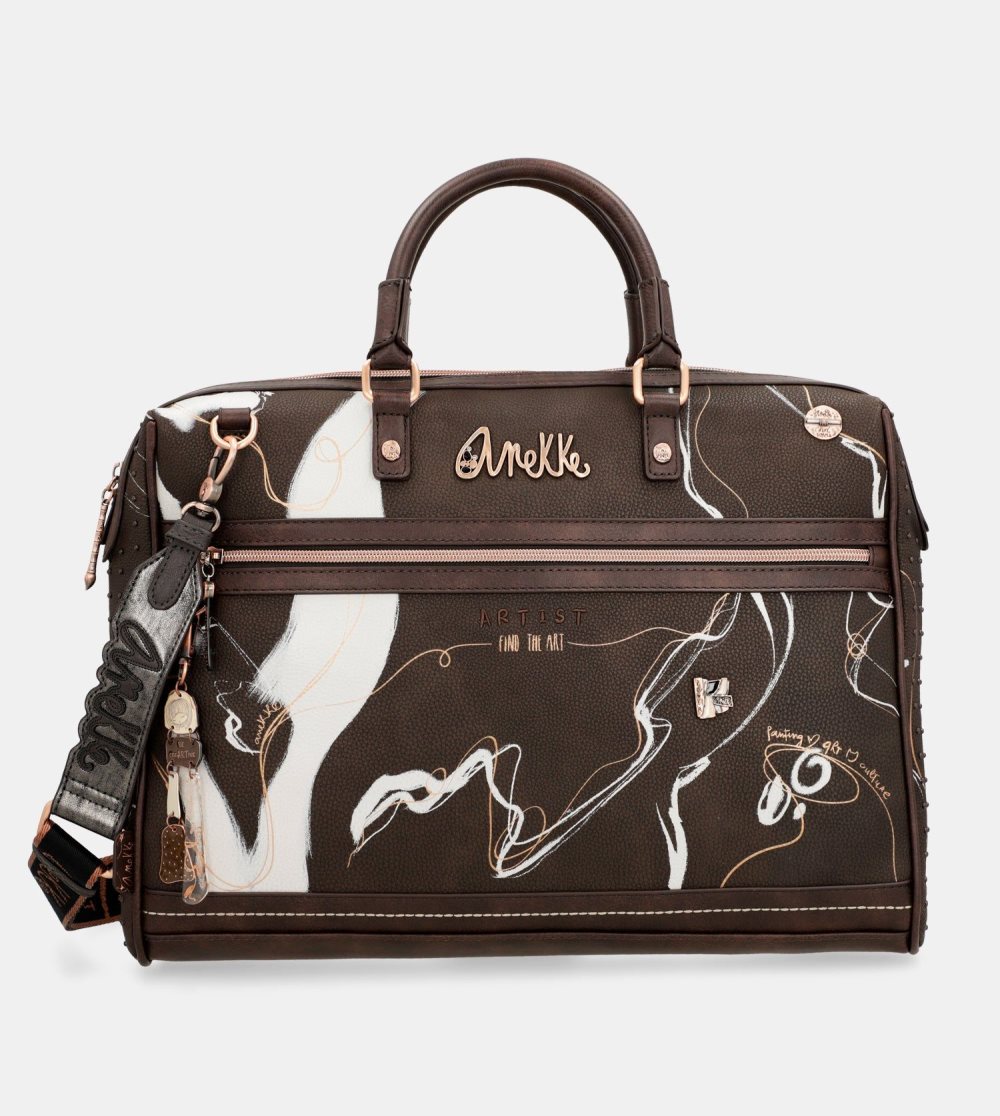 Stationery Anekke Brown Briefcase Nature Shodo Damske | 6830714-JX
