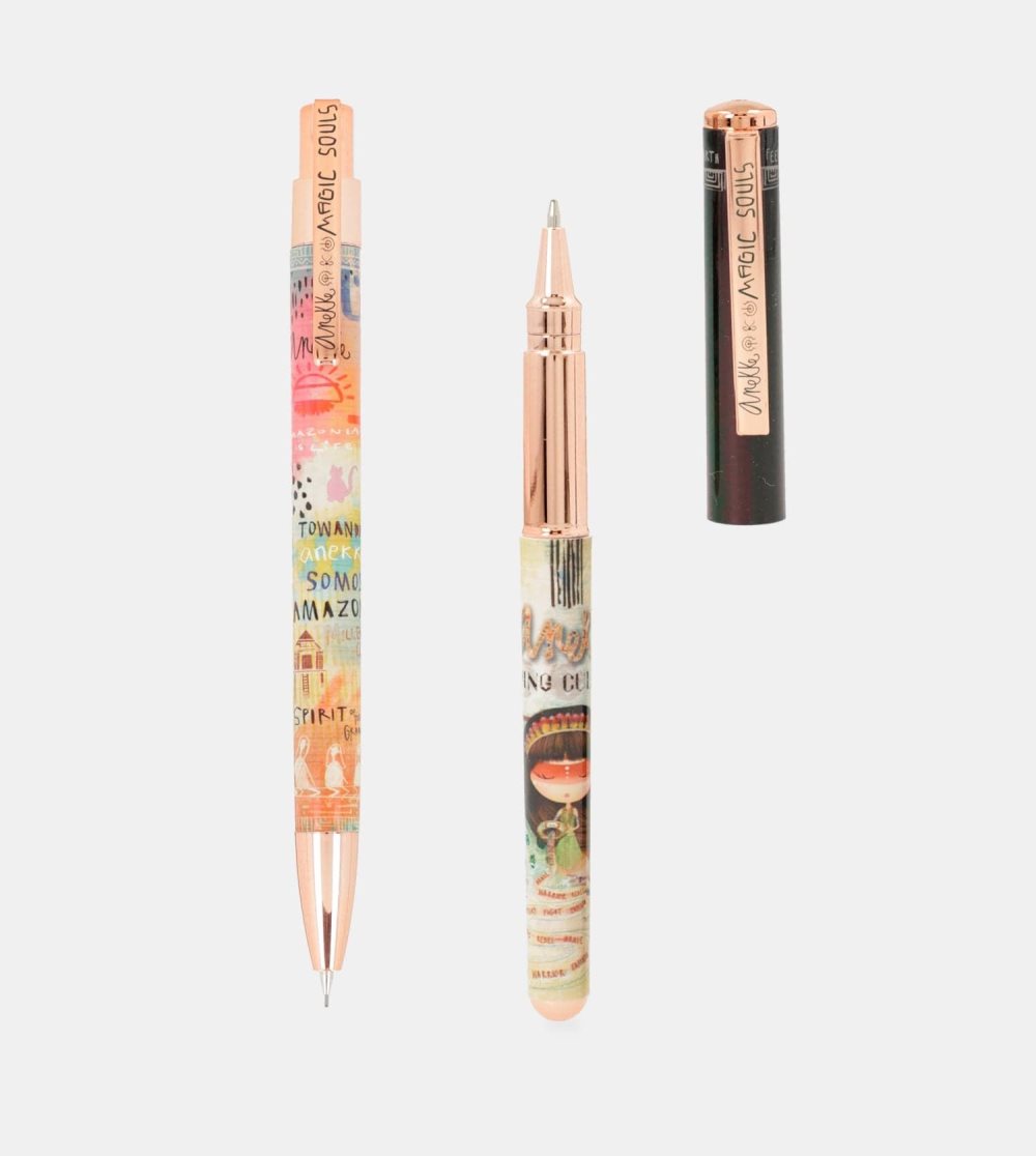 Stationery Anekke Menire Ballpoint Pen Plus Mechanical Pencil Set Damske | 5869423-ZD