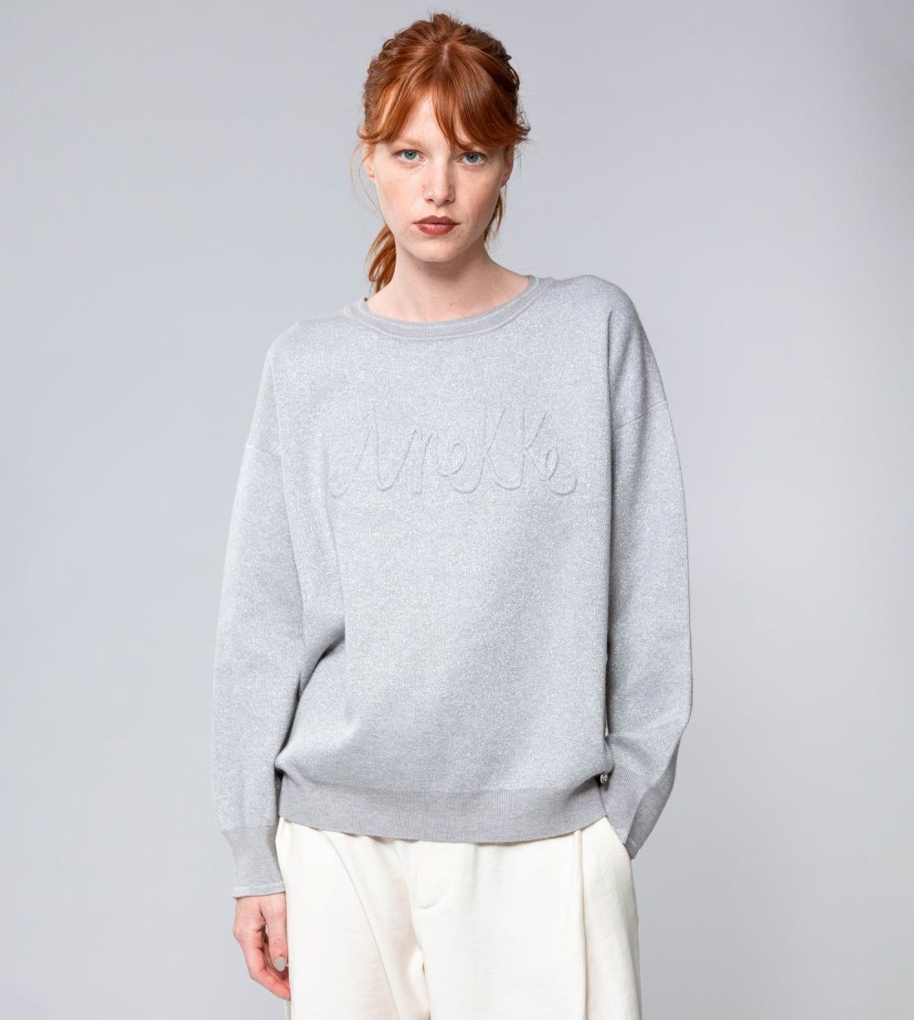 Svetre Anekke Gray Contemporary Sweater Damske | 8152740-AK