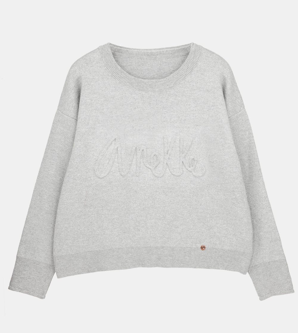 Svetre Anekke Gray Contemporary Sweater Damske | 8152740-AK