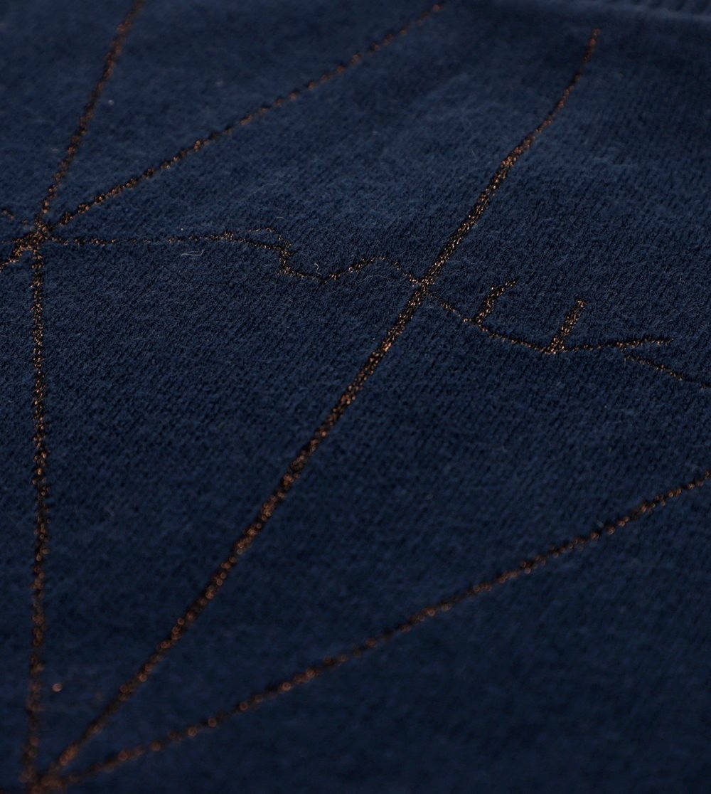 Svetre Anekke Navy Blue Shoen Sweater Damske | 2748013-QG