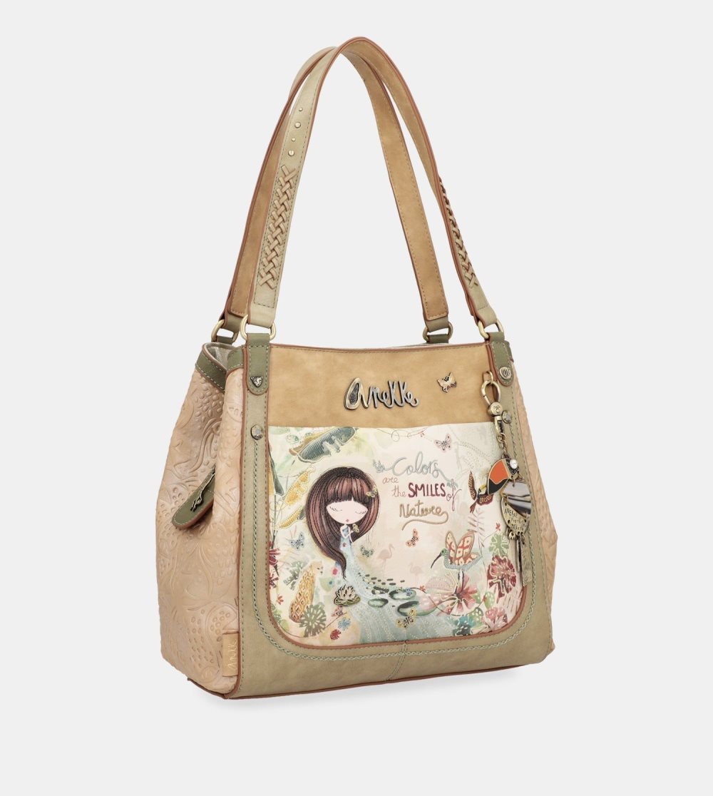 Taška Cez Rameno Anekke Amazonia Crossbody Bag With 3 Compartments Anekke Damske | 3129860-BL