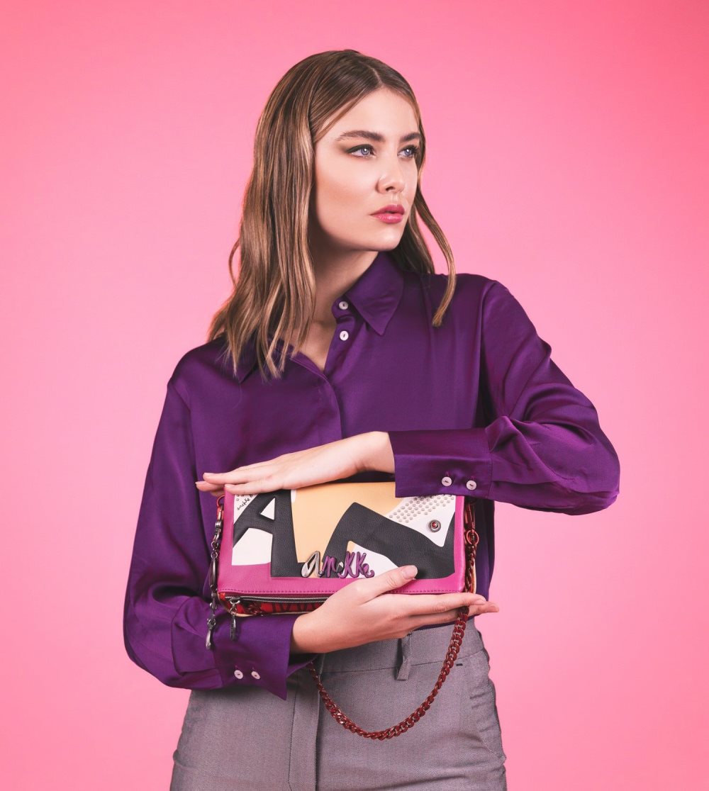 Taška Cez Rameno Anekke Fashion Crossbody Bag With Metal Handle Damske | 7632540-SA