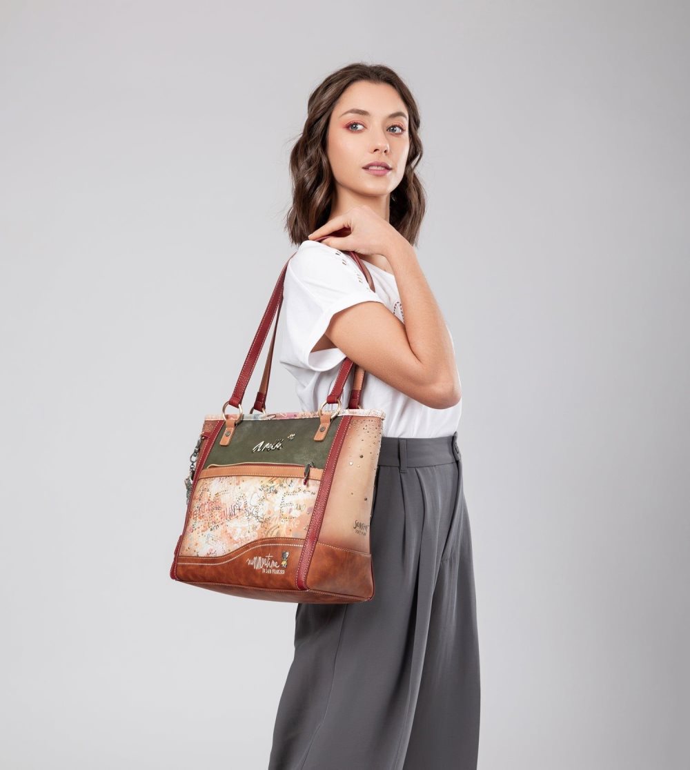 Taška Cez Rameno Anekke Flowers Large Shoulder Bag Damske | 9517632-NP