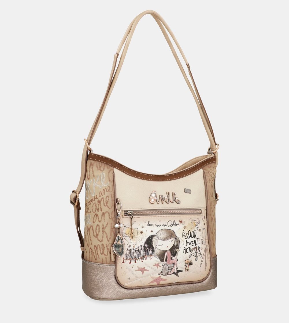 Taška Cez Rameno Anekke Hollywood Bag Convertible Into Backpack Damske | 6372185-MT