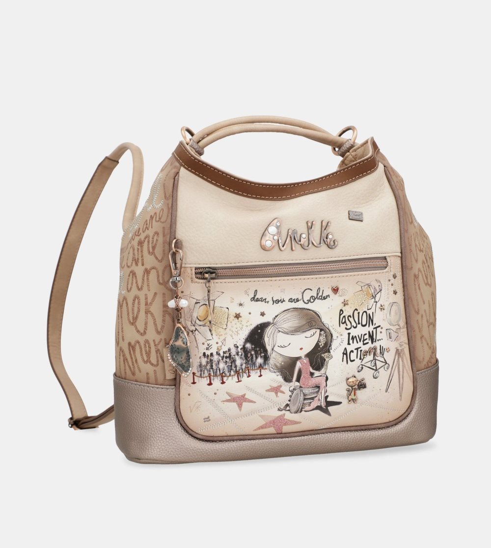 Taška Cez Rameno Anekke Hollywood Bag Convertible Into Backpack Damske | 6372185-MT
