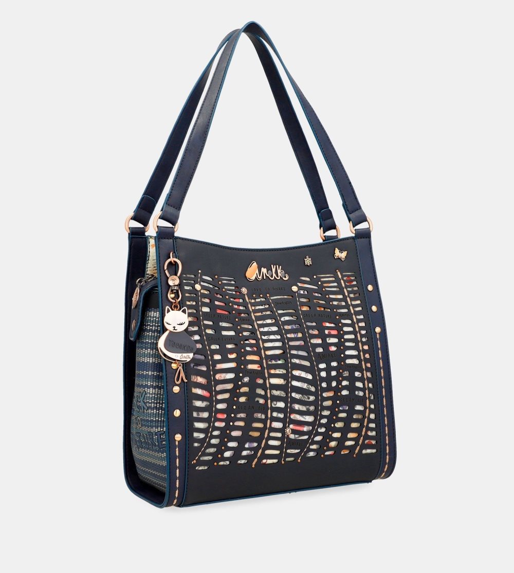 Taška Cez Rameno Anekke Nature Pachamama Navy Blue Crossbody Bag Damske | 0394528-AX