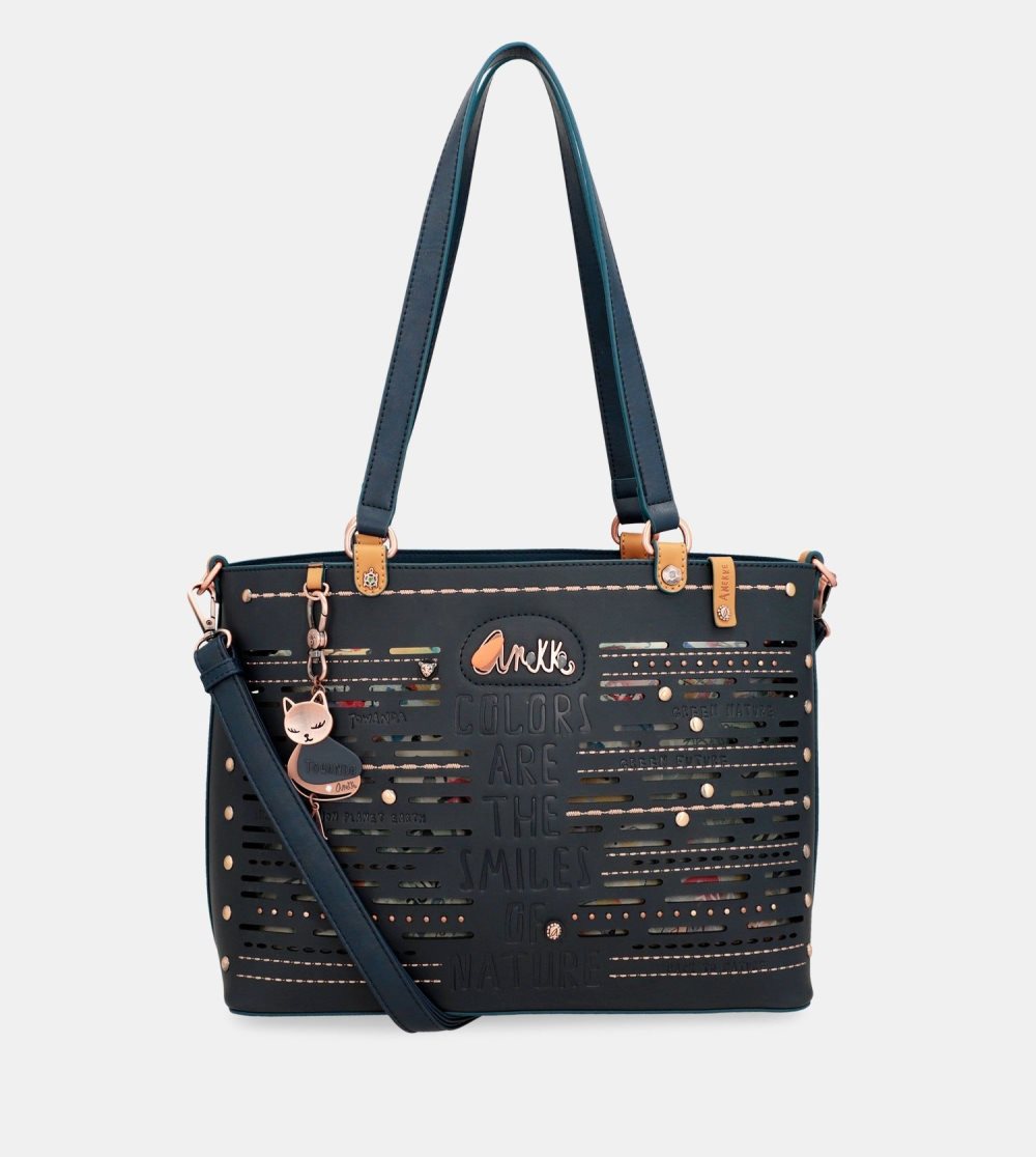 Taška Cez Rameno Anekke Nature Pachamama Navy Blue Large Tote Bag Damske | 4017863-SG