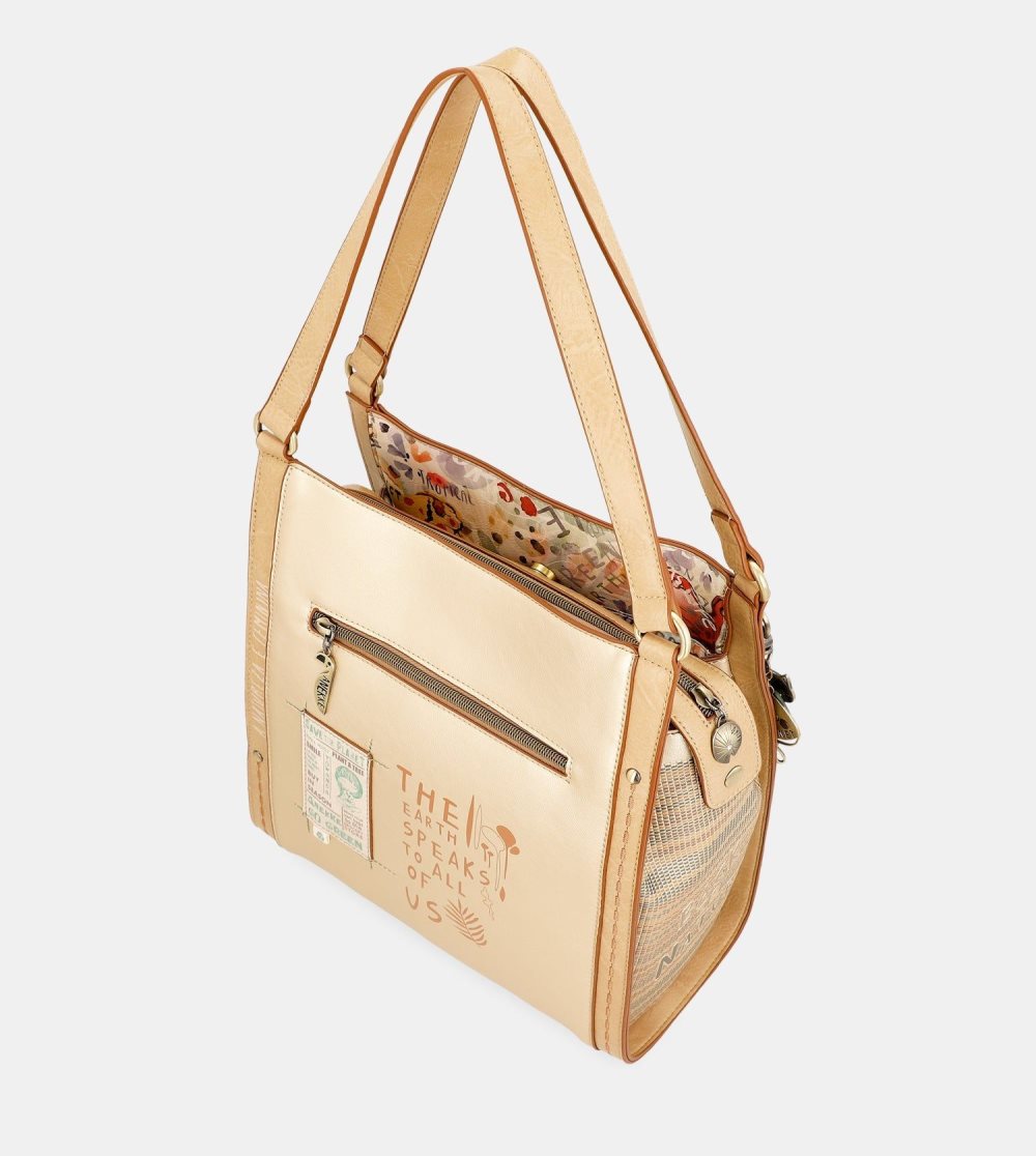 Taška Cez Rameno Anekke Nature Pachamama Golden Crossbody Bag Anekke Damske | 0635294-GD
