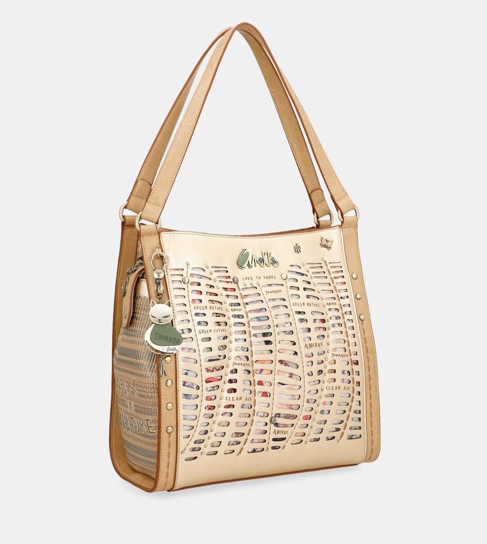 Taška Cez Rameno Anekke Nature Pachamama Golden Crossbody Bag Anekke Damske | 0635294-GD