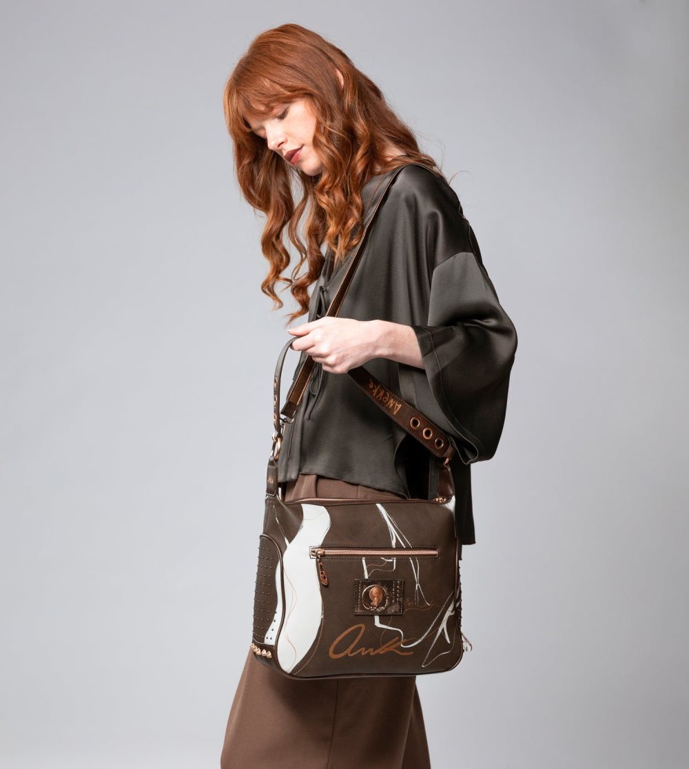 Taška Cez Rameno Anekke Nature Shodo Brown Shoulder Bag Damske | 6381094-JV