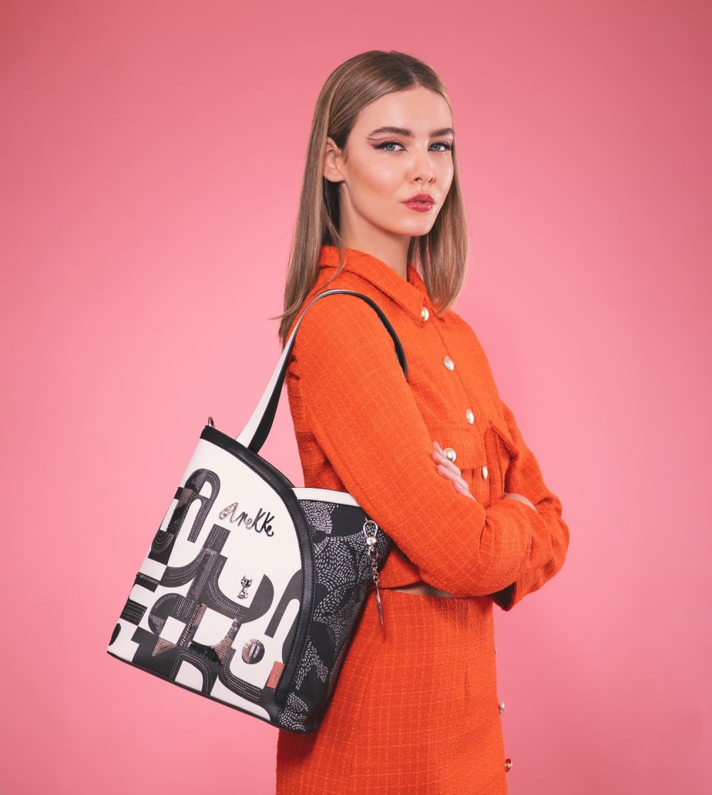 Taška Cez Rameno Anekke Nature Sixties Tote With Shoulder Strap Damske | 1402698-AC