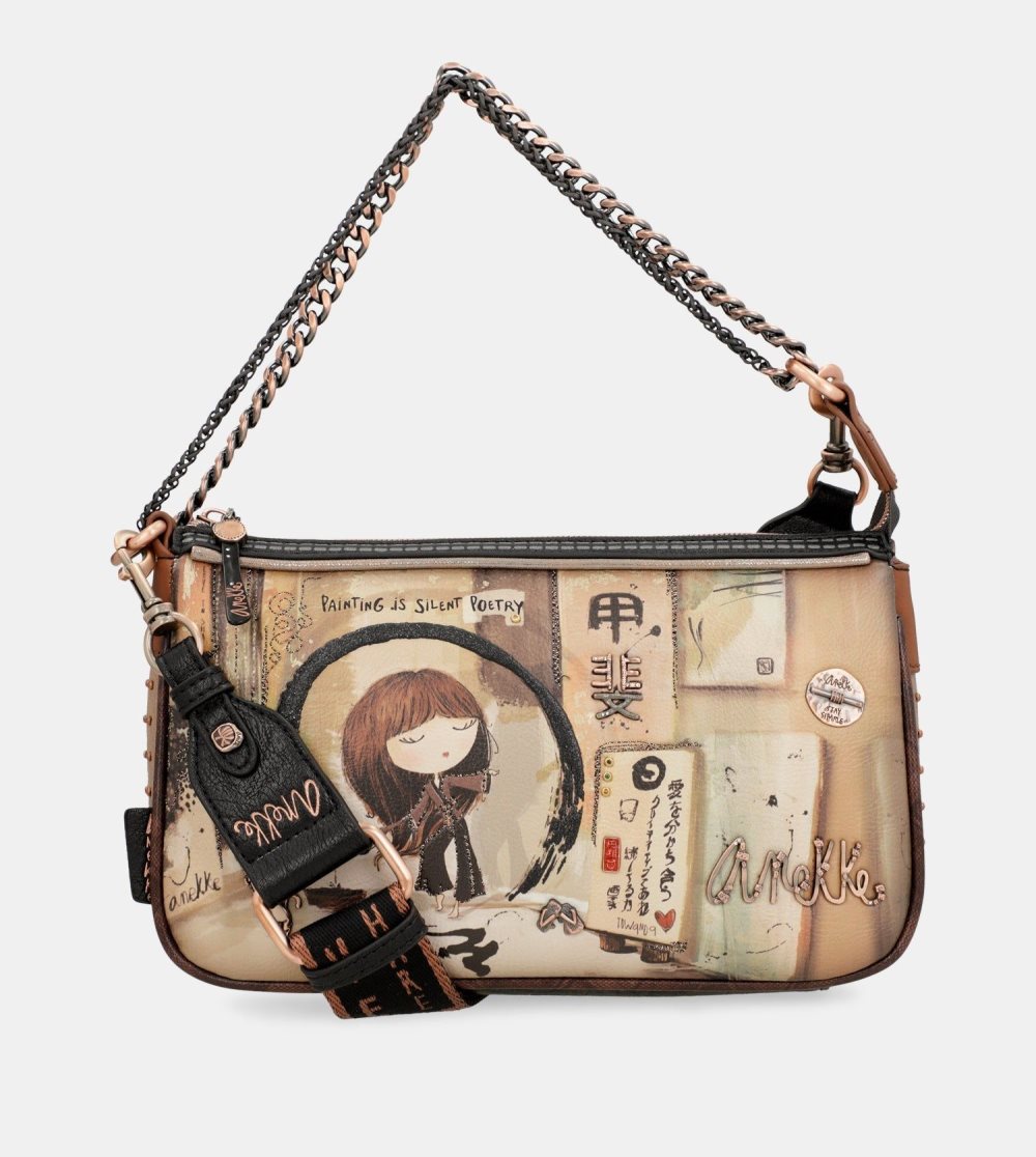Taška Cez Rameno Anekke Shoen Metal Handle Baguette Bag Damske | 1829056-PN