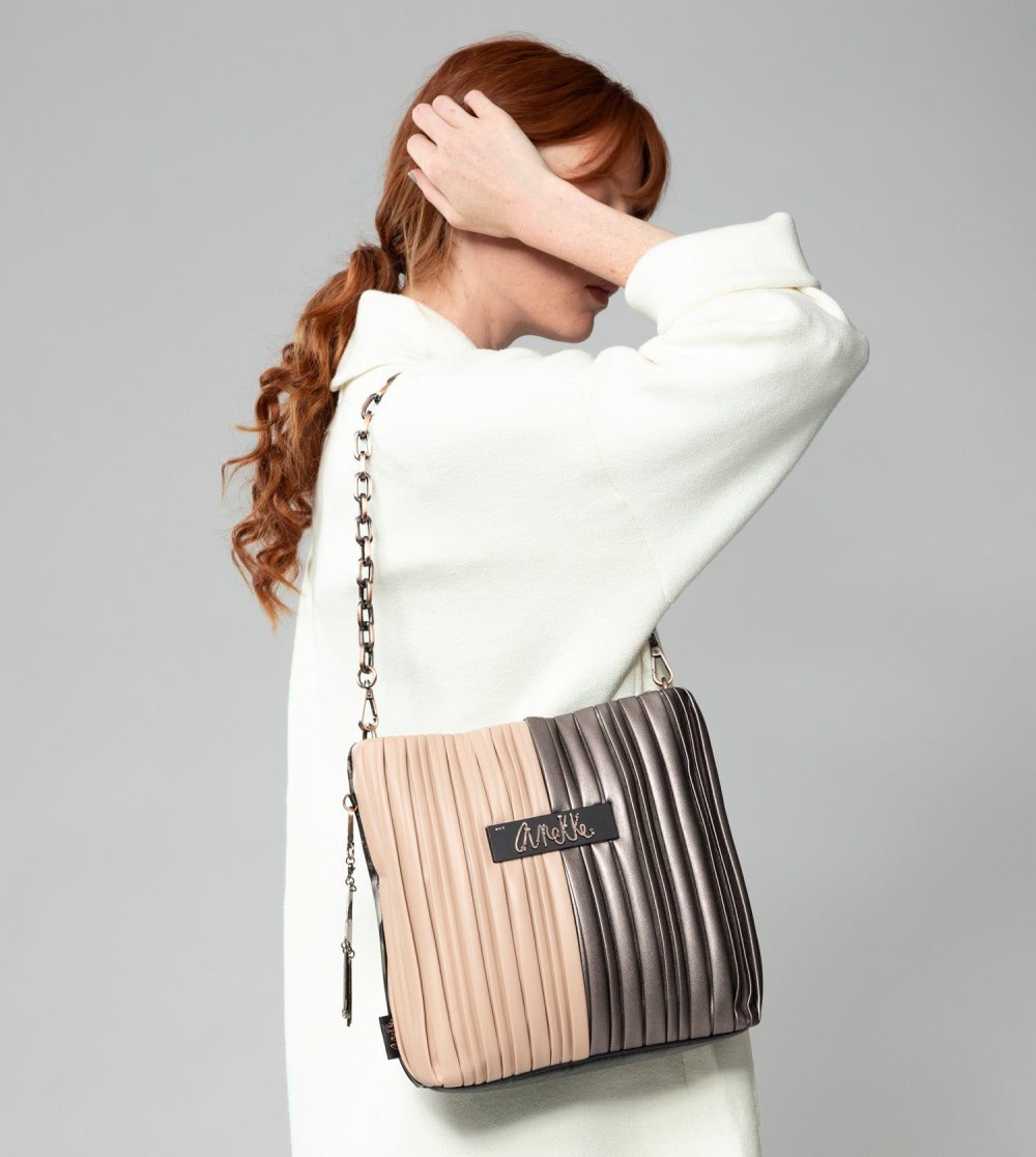 Taška Cez Rameno Anekke Shoen Palette Double-sided Pleated Shoulder Bag Damske | 0918364-EV