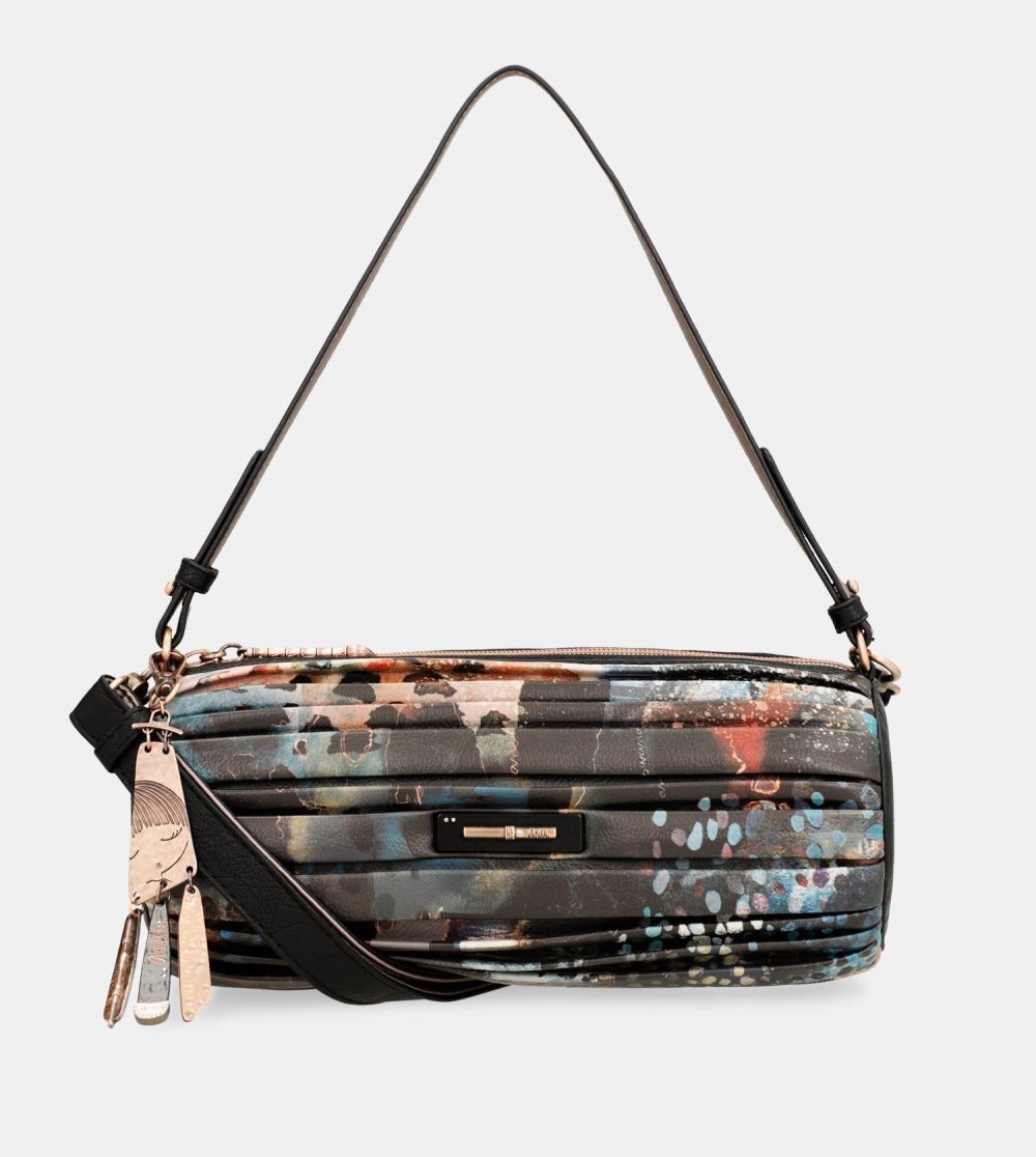 Taška Cez Rameno Anekke Shoen Palette Pleated Cylindrical Bag Damske | 7236940-WA