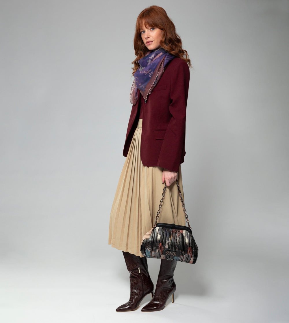 Taška Cez Rameno Anekke Shoen Palette Pleated Bowler Bag Damske | 1349862-VF