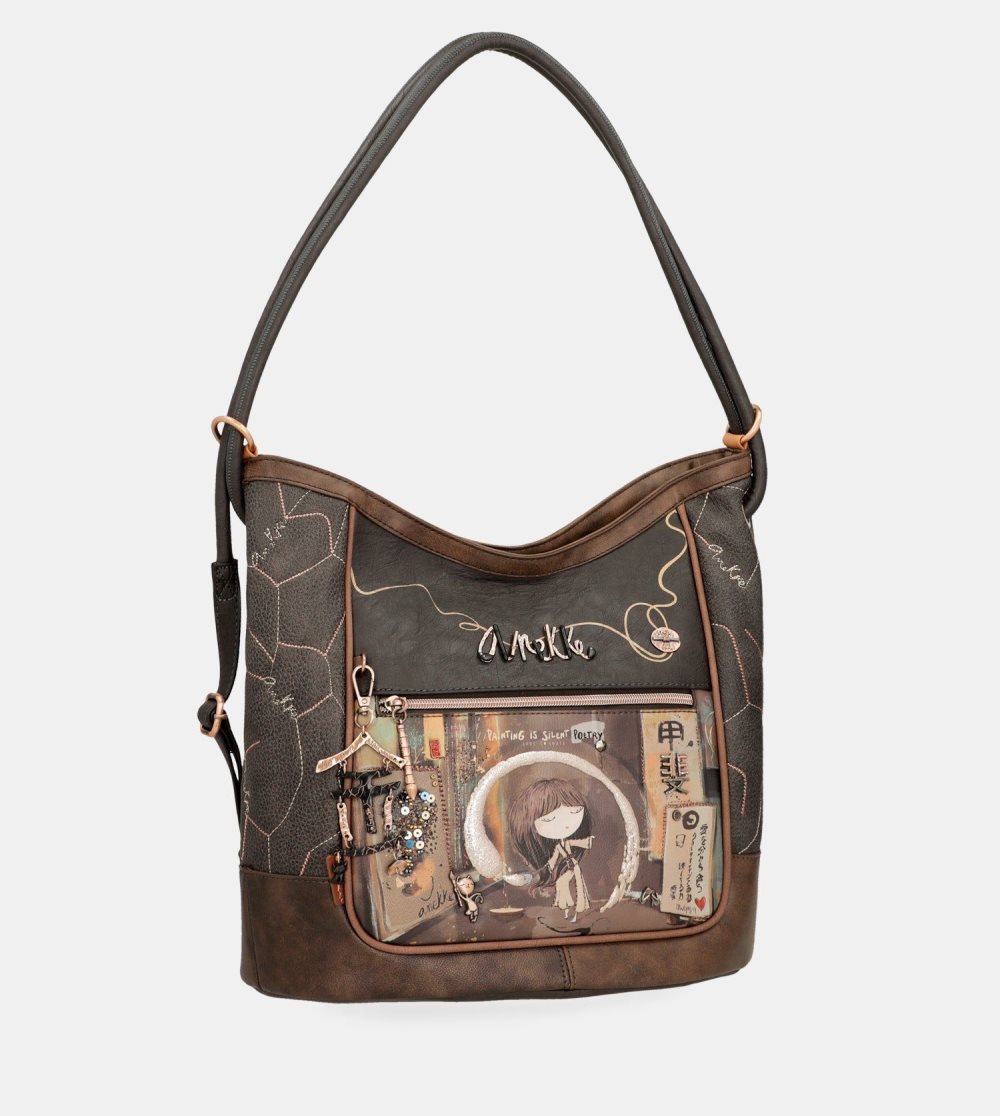 Taška Cez Rameno Anekke Shoen Shoulder Bag Convertible Into A Backpack Damske | 4380576-TH