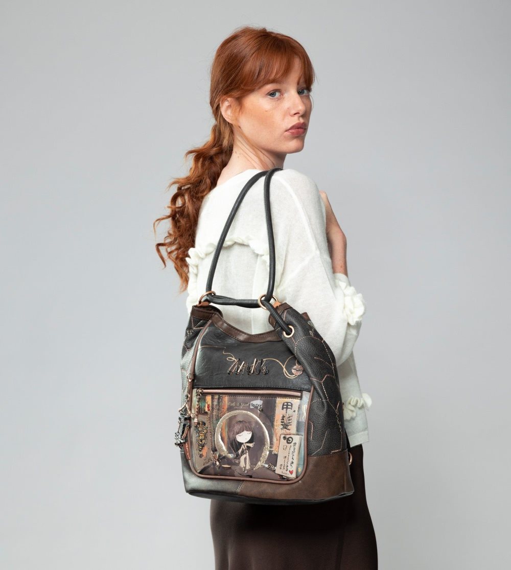 Taška Cez Rameno Anekke Shoen Shoulder Bag Convertible Into A Backpack Damske | 4380576-TH