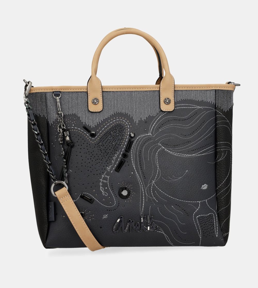 Taška Cez Rameno Anekke Studio Navy Blue Tote Damske | 9538062-YH