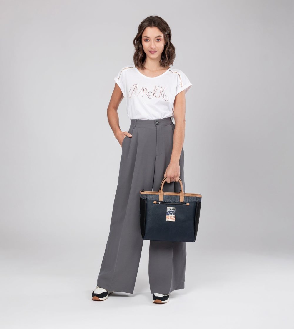Taška Cez Rameno Anekke Studio Navy Blue Tote Damske | 9538062-YH