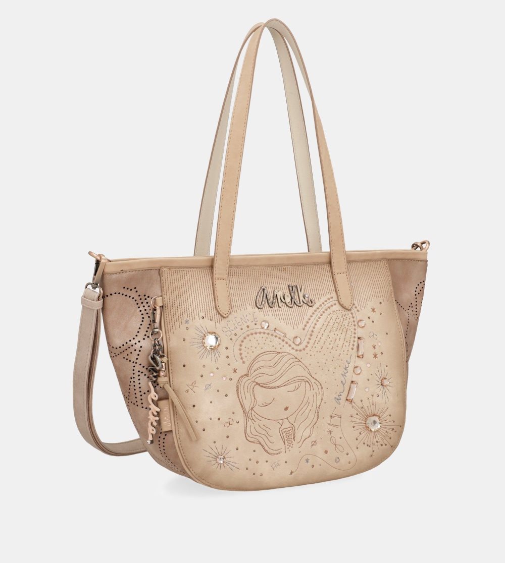 Taška Cez Rameno Anekke Studio Nude Large Shopper Damske | 4129076-ZH