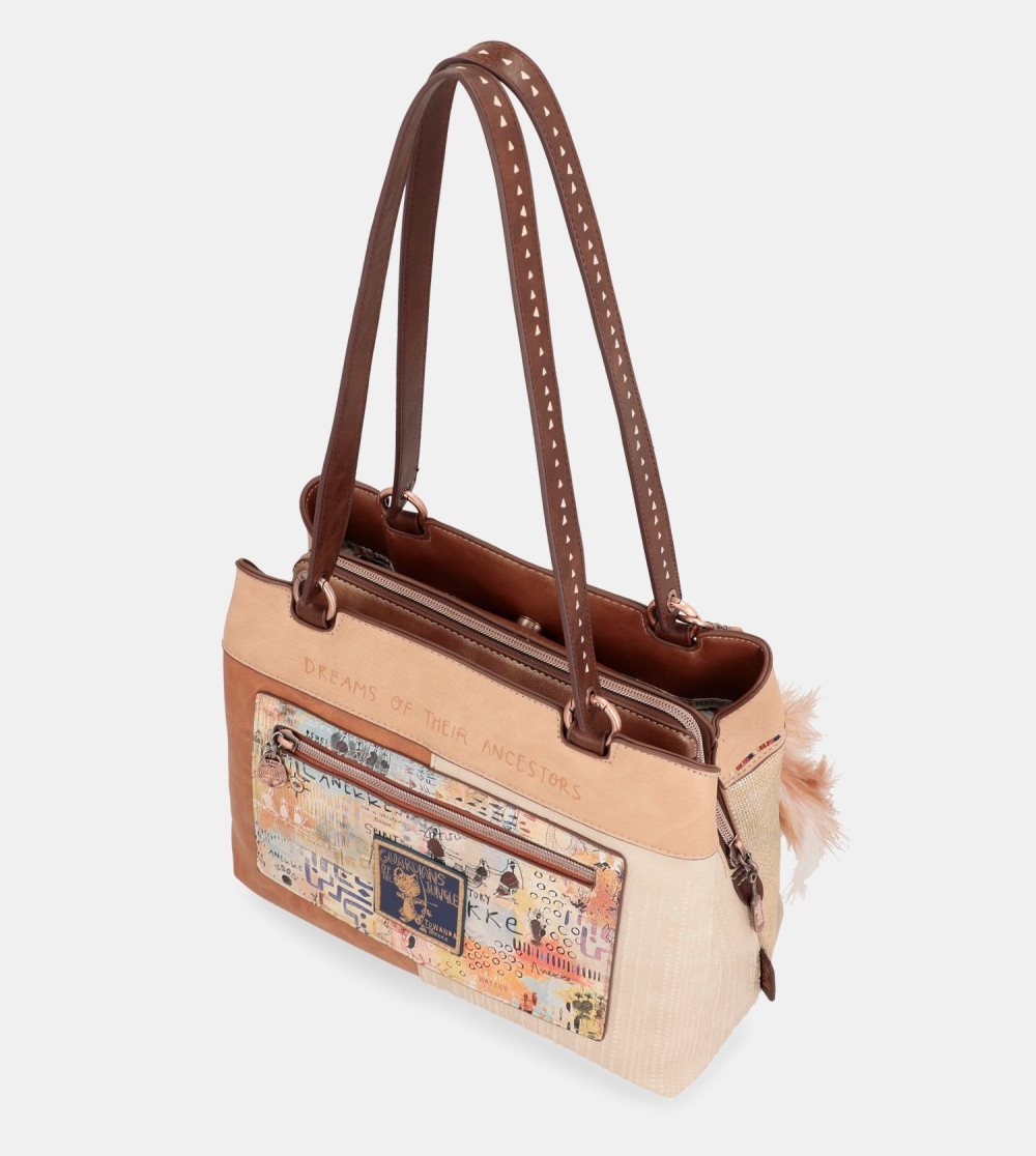 Taška Cez Rameno Anekke Tribe Tote Bag With 3 Compartments Damske | 7402869-DX
