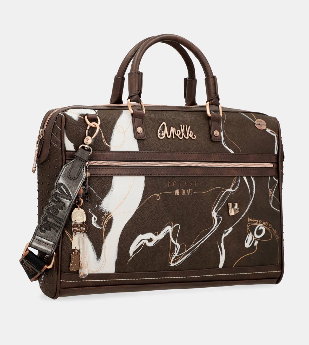 Tašky Na Dokumenty Anekke Brown Briefcase Nature Shodo Damske | 2750486-WA