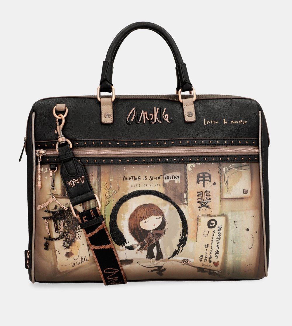 Tašky Na Dokumenty Anekke Shoen Black Briefcase Damske | 5416937-DE