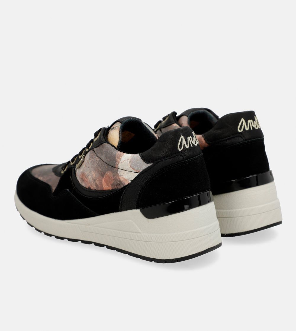 Tenisky Anekke Black Padded Sports Sneakers With Wedge Damske | 5203869-EI
