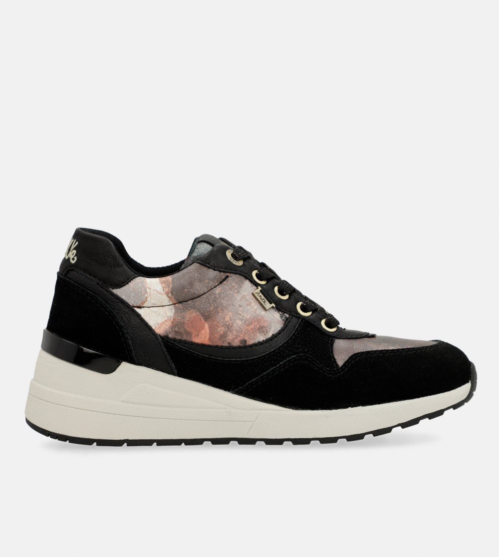 Tenisky Anekke Black Padded Sports Sneakers With Wedge Damske | 5203869-EI