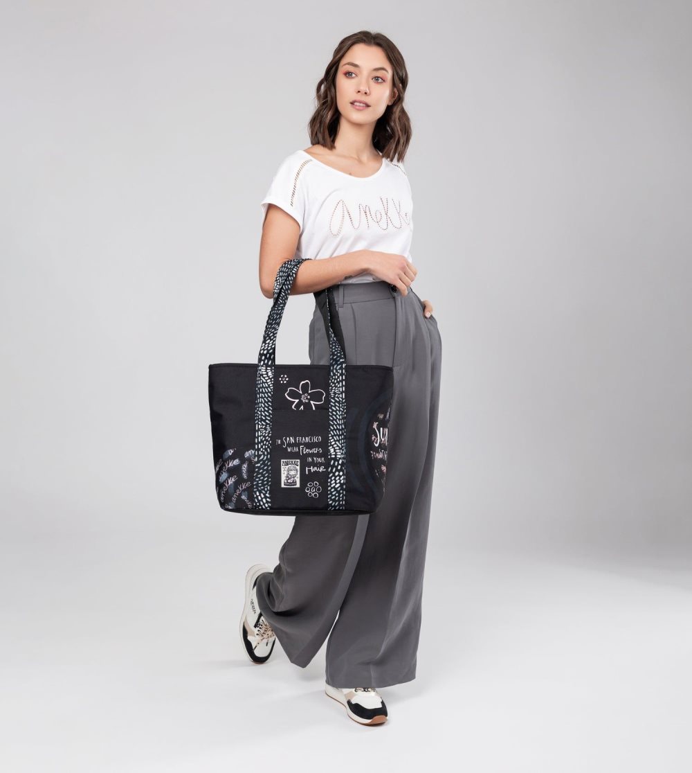 Tenisky Anekke Black & White Wedge Sneakers Damske | 5138462-PX