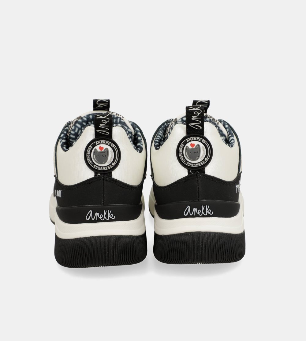 Tenisky Anekke Fashion Black & White Sneakers Damske | 2981576-ZN
