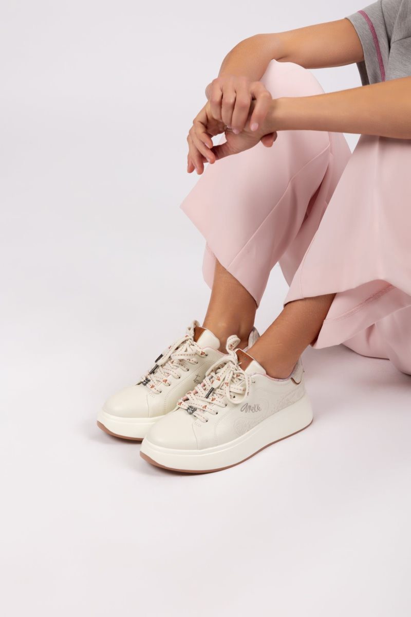 Tenisky Anekke Peace & Love White Sneakers Damske | 5328406-FT